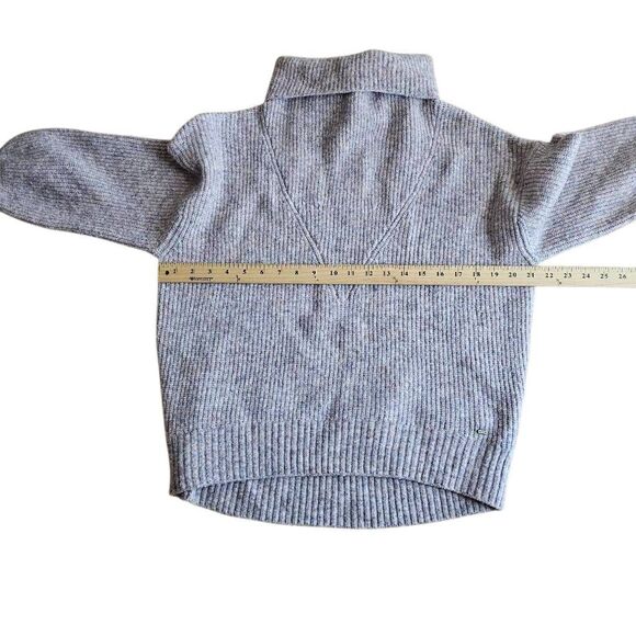 Ted Baker London womens Sz 1 US 2-4  Cchloe pink multi wool blend turtleneck swe - Picture 4 of 8